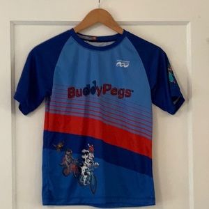 Boys Cycling Mountain Biking Jersey - youth L